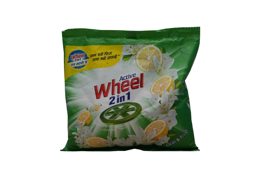 ACTIVE WHEEL 2 IN 1 CLEAN & FRESH DETERGENT GREEN PACK